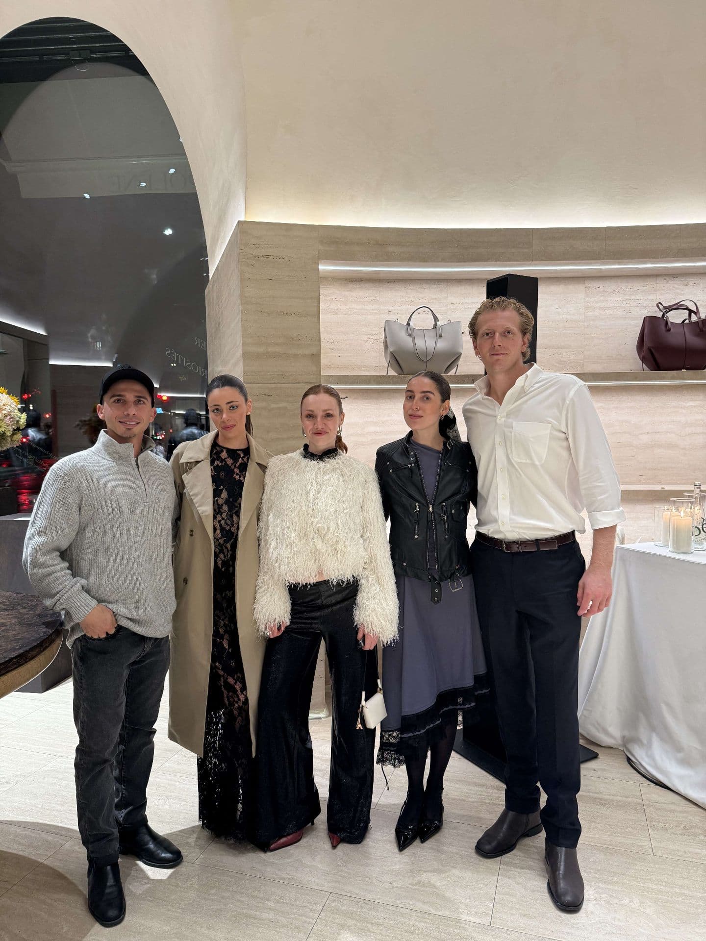 OOTD at the Polène flagship grand opening in Paris